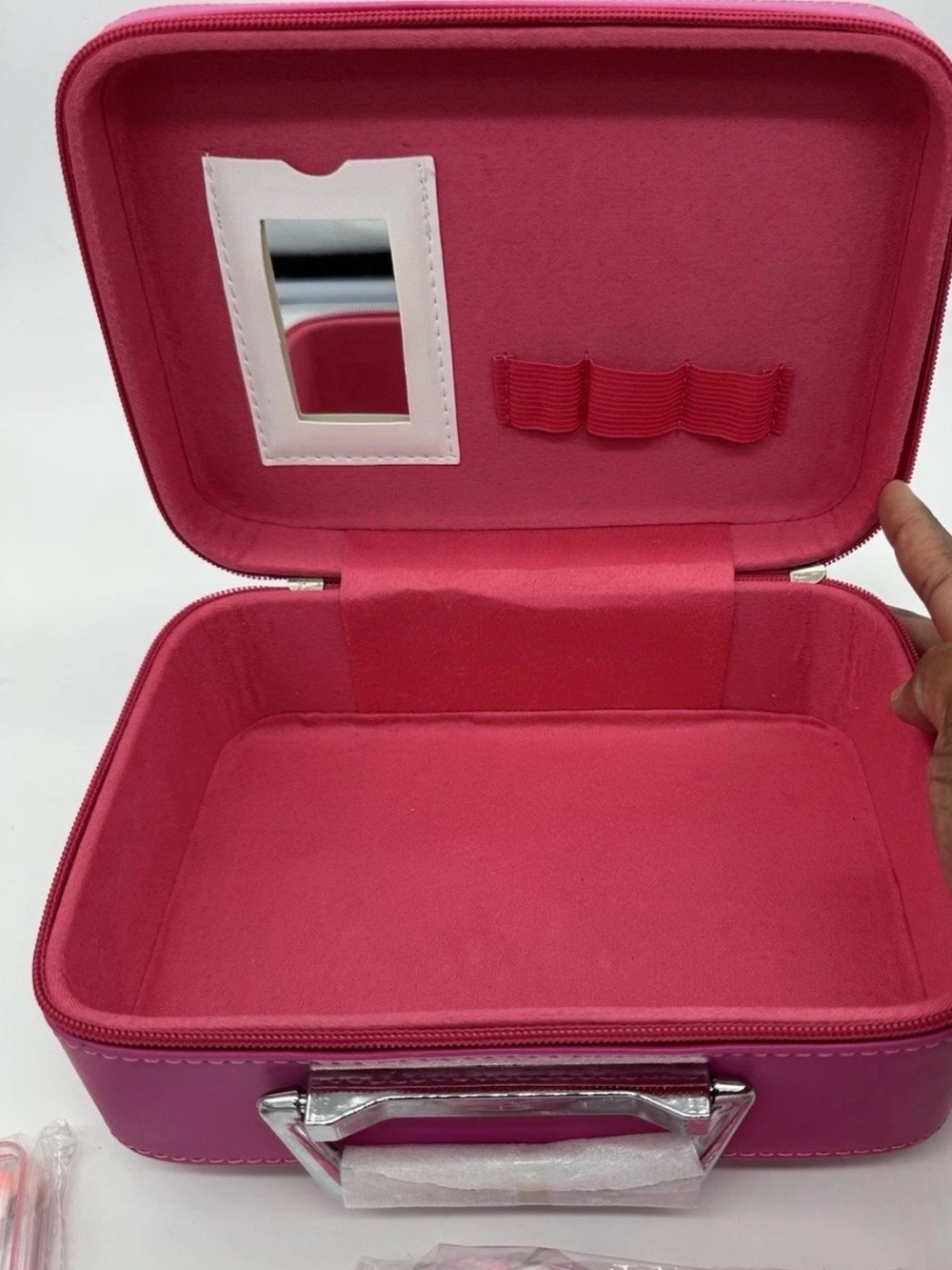 Hot Pink High Heel Cosmetic Train Case - Picture 6 of 6